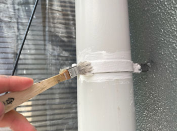付帯部　施工中