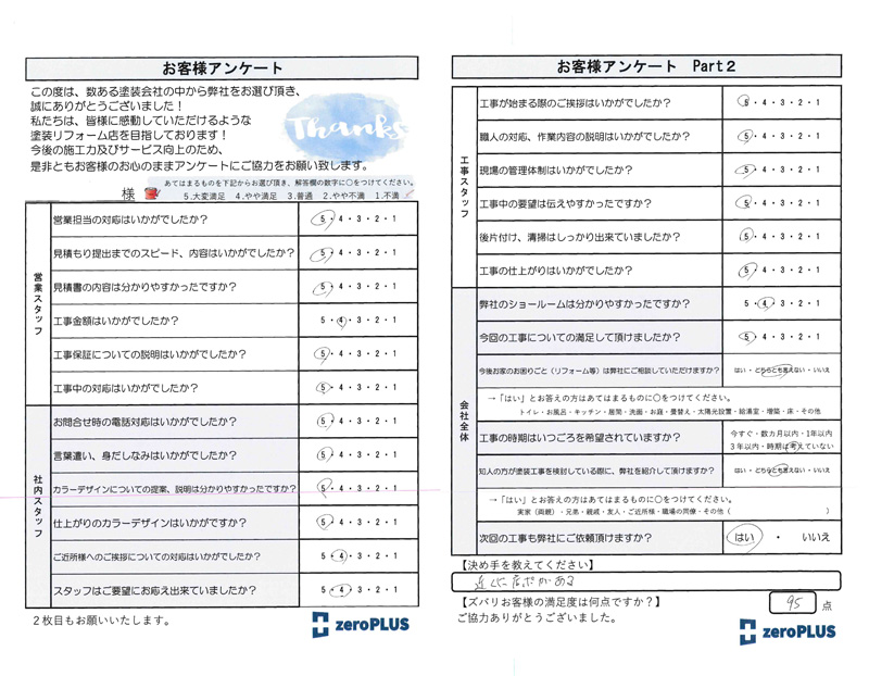 アンケート