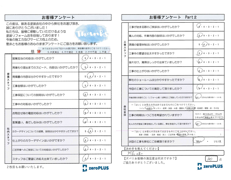 アンケート